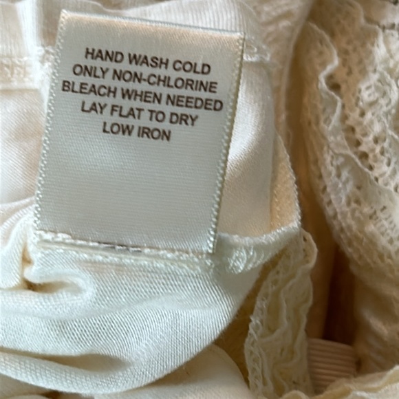 ⭐️NWT!⭐️Anthro Willow & Clay Lace Bodycon Mini Dress Scoop Back MEASUREMENTS Lg - Picture 9 of 12